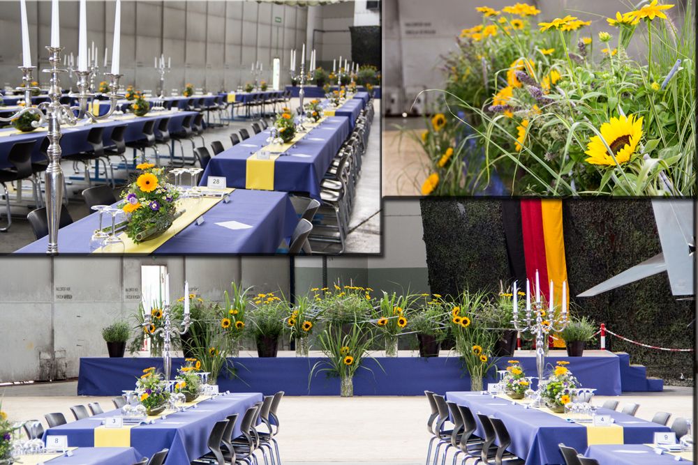 Florale Dekoration - Geschwaderball