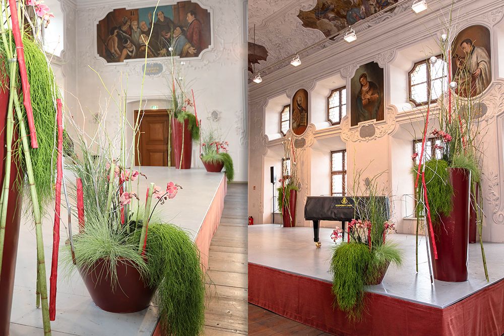 Florale Dekoration - Sommerakademie