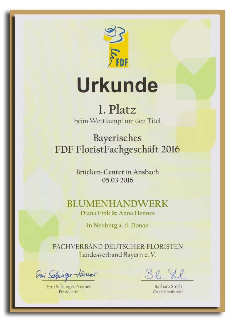 Bayerisches FDF Florist Fachgeschäft